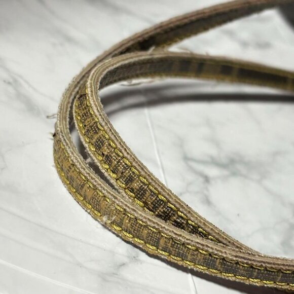 Authentic FENDI Zucca Large Spalmati Roll Tote Handle Shoulder Bag Brown PVC Tan - Picture 12 of 12